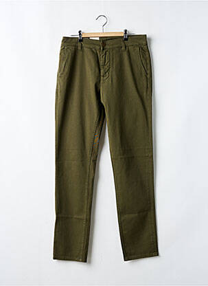 Pantalon droit vert NUDIE JEANS CO homme