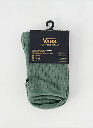 Chaussettes vert VANS pour femme