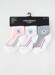Chaussettes multicolore CONVERSE pour enfant seconde vue