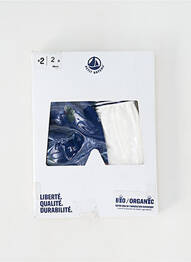 Boxer blanc PETIT BATEAU garcon