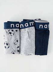 Boxer gris NAME IT pour garçon seconde vue