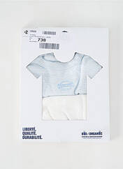 T-shirt blanc PETIT BATEAU pour garçon seconde vue