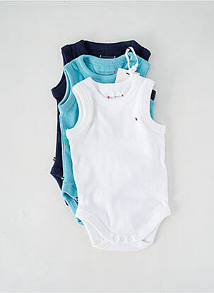 Body lingerie col rond blanc TOMMY HILFIGER enfant