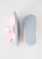 Sandales/Nu pieds rose ADIDAS pour fille seconde vue