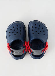Mules/sabots bout rond bout rond bleu CROCS enfant