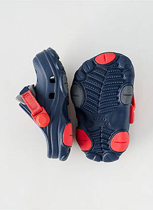 Mules/sabots bout rond bout rond bleu CROCS enfant