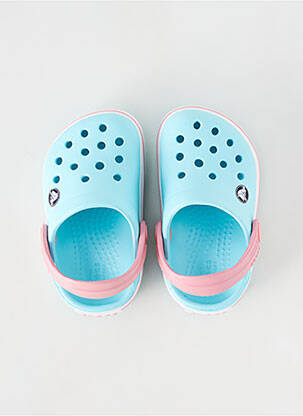 Mules/sabots bout rond bout rond bleu CROCS fille