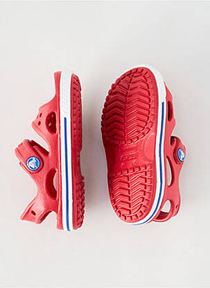 Mules/sabots bout rond bout rond rouge CROCS enfant