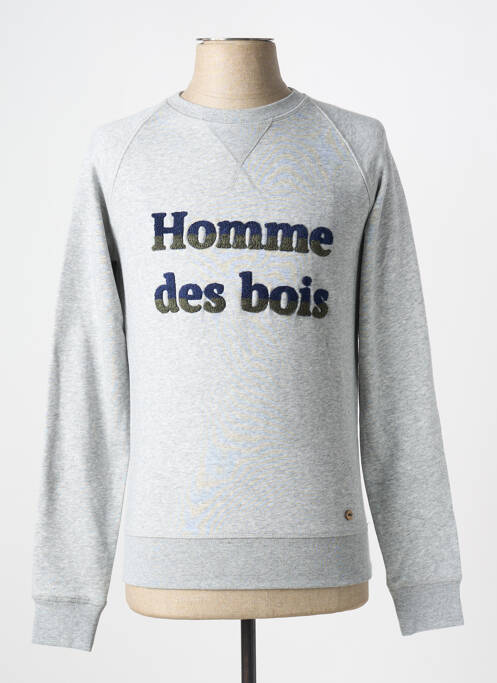 Sweat-shirt gris FAGUO pour homme
