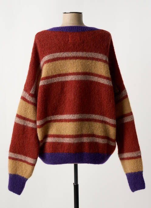 Gilet manches longues rouge LEON & HARPER pour femme