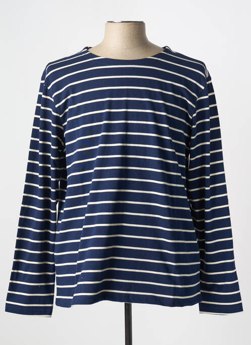 T-shirt bleu NUDIE JEANS CO pour homme