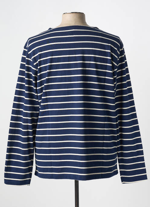 T-shirt bleu NUDIE JEANS CO pour homme