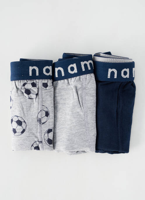 Boxer gris NAME IT pour garçon