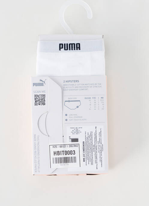 Culotte blanc PUMA pour femme