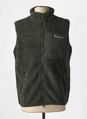 Blouson col col montant vert KNOWLEDGE COTTON APPAREL homme