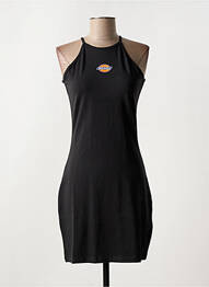 Robe courte col rond noir DICKIES femme