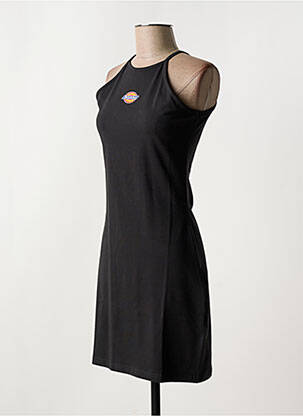 Robe courte col rond noir DICKIES femme