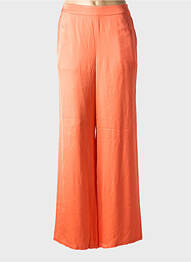 Pantalon droit orange SELECTED femme