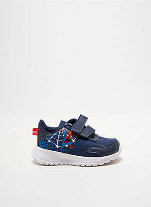 Baskets fermeture lacets bout rond bleu ADIDAS garçon