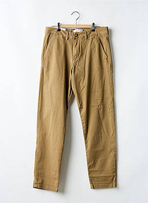 Pantalon droit marron SELECTED homme