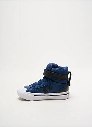Baskets fermeture lacets bout rond bleu CONVERSE garçon
