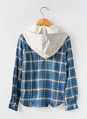 Chemise manches longues bleu IKKS JUNIOR garçon
