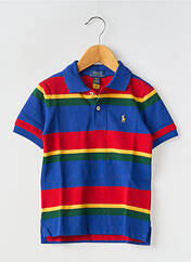 Polo bleu RALPH LAUREN pour garçon seconde vue