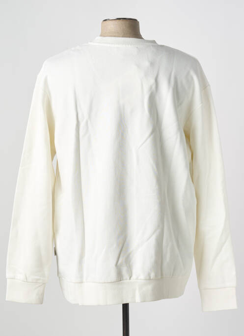 Sweat-shirt beige SELECTED pour homme