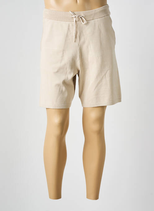 Short beige SELECTED pour homme