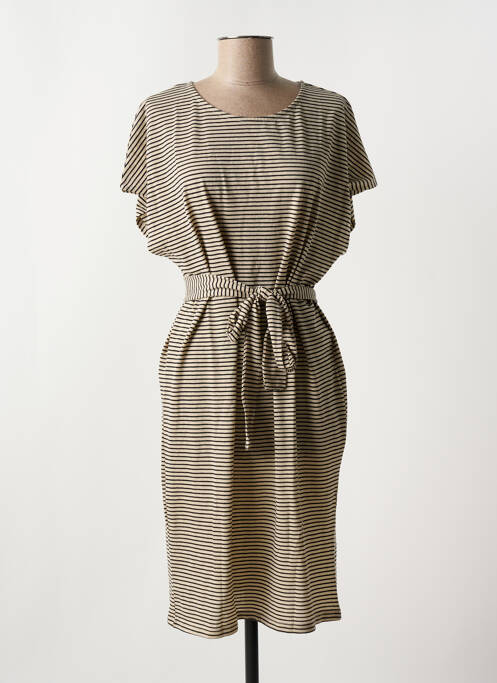 Robe courte beige SELECTED pour femme