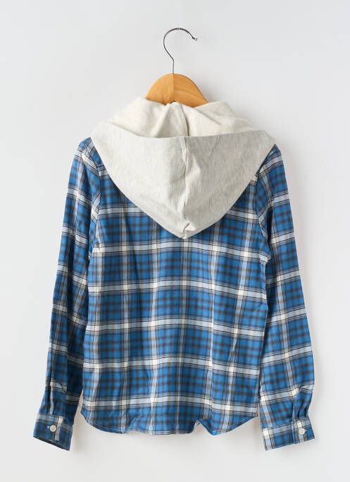 Chemise manches longues bleu IKKS JUNIOR pour garçon