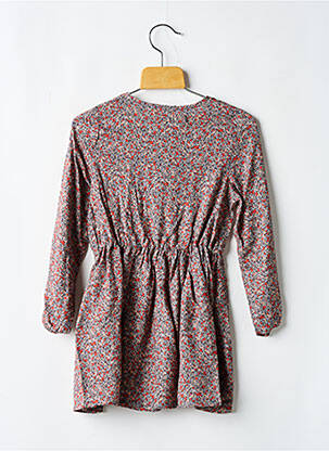 Robe courte col rond bleu IKKS JUNIOR fille