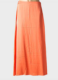 Jupe longue orange SELECTED femme