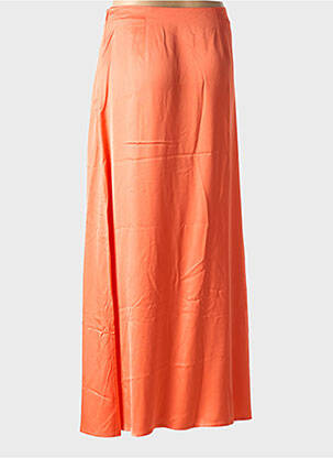 Jupe longue orange SELECTED femme