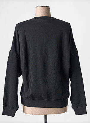 Sweat-shirt col rond noir ADIDAS femme