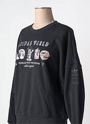 Sweat-shirt noir ADIDAS pour femme seconde vue