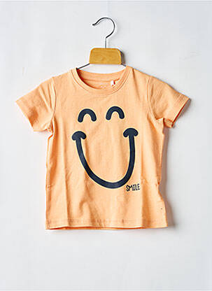 T-shirt orange NAME IT pour garçon