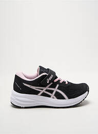 Baskets fermeture lacets bout rond noir ASICS garcon