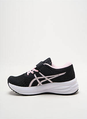 Baskets fermeture lacets bout rond noir ASICS fille