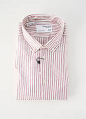 Chemise manches longues rose SELECTED pour homme seconde vue