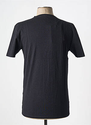 T-shirt col rond noir SELECTED homme