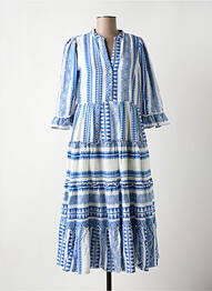 Robe mi-longue col v blanc Y.A.S femme