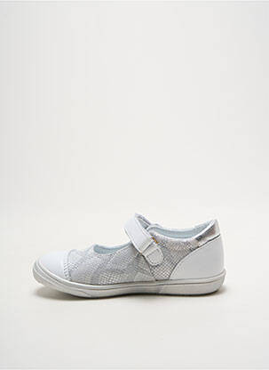 Ballerines bout rond bout rond blanc BOPY fille
