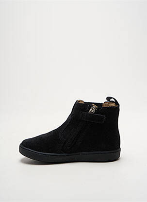 Bottines/boots fermeture zippée bout rond noir SHOO POM fille