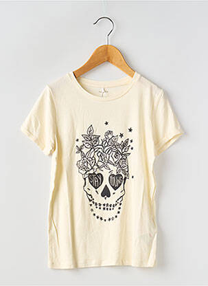 T-shirt col rond blanc NAME IT fille