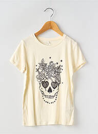 T-shirt col rond blanc NAME IT fille