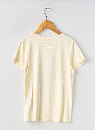 T-shirt col rond blanc NAME IT fille