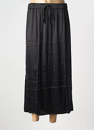 Jupe mi-longue noir SELECTED femme