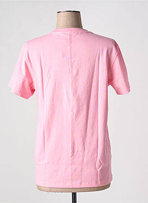 T-shirt col rond rose ADIDAS femme