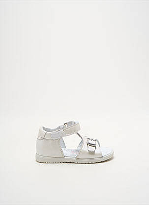 Sandales/nu pieds fermeture boucle(s) bout ouvert blanc BOPY fille